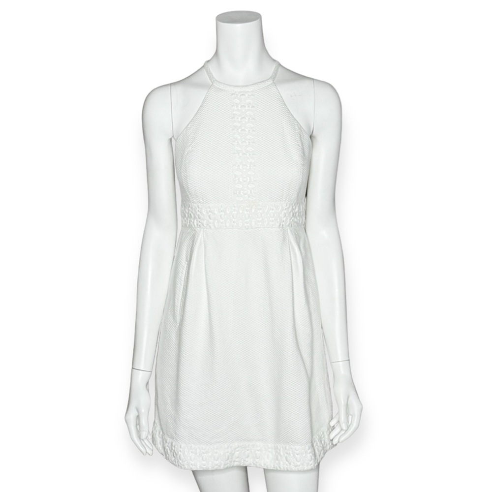 Kate Spade Lace Halter A Line Dress